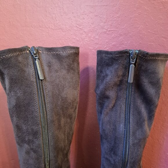 Faux Suede Boots - Picture 4 of 14